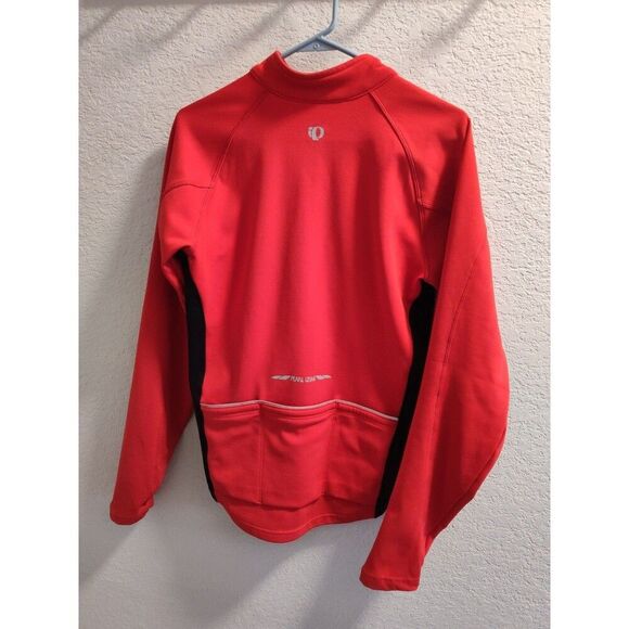 Pearl izumi Full Zip Women's Small Red and Black Cycling Jacket Back Pockets - Picture 5 of 6